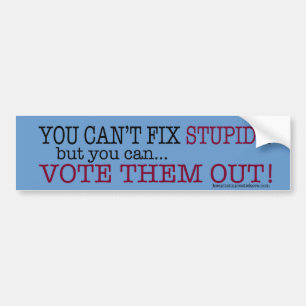 Y Je kunt geen onstuimige oplossing vinden Bumpersticker