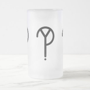 Y noir ? Tasse givrée par symbole