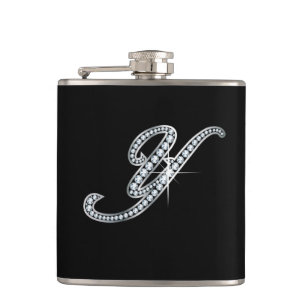 Y Script "Diamond Bling"-fles Heupfles