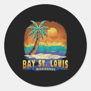 Y St. Louis Mississippi Antieke Souvenir met Afsta Ronde Sticker