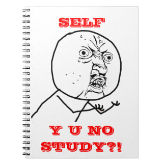 Y U AUCUNE étude - carnet