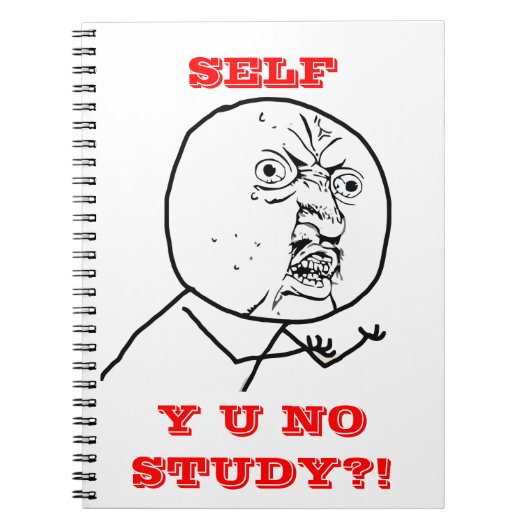 Y U AUCUNE étude - carnet (Devant)