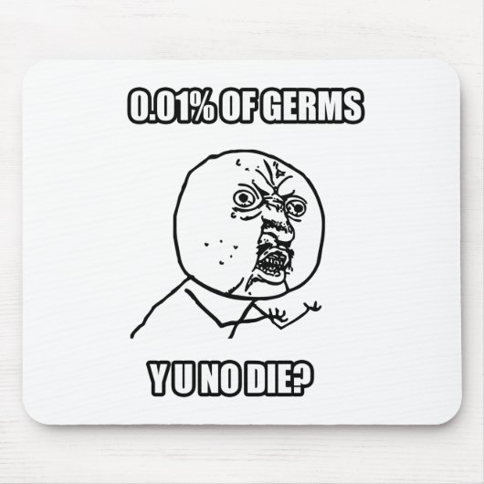 Y U NO Guy Meme Muismat (Voorkant)