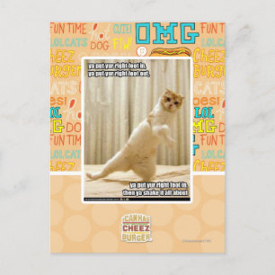 Ya bracht yur juiste voet aan, ya gezette yur briefkaart