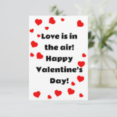 Y'a de l'amour dans l'air ! Carte Heureuse Sainte- (Debout devant)