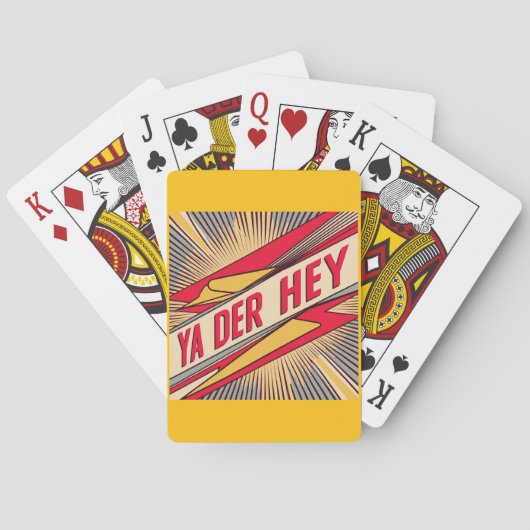 Ya Der Hey (Wisconsin Slang) Pokerkaarten (Achterkant)