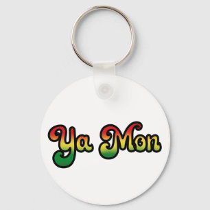 Ya Mon Jamaica Slang Funny Jamaican Phrase T-Shirt Sleutelhanger