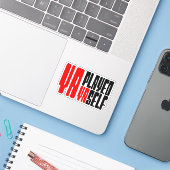 Ya Played Yaself Sticker (Laptop met iPhone)