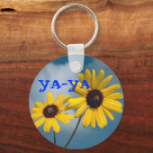 YA-YA-Zonnebloemen Sleutelhanger (Voorkant)