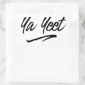 Ya Yeet Rechthoekige Sticker (Tas)