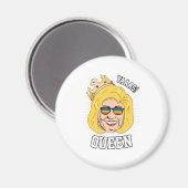 Yaaas Queen - Hillary Clinton Pride - LGBT - Neder Magneet (Voorkant / Achterkant)