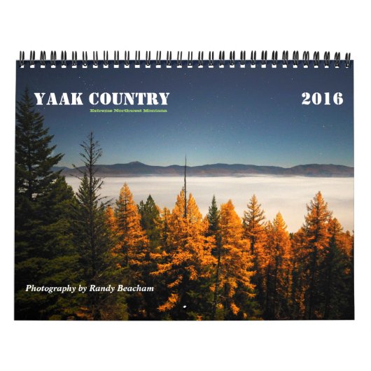 Yaak Country Calendar 2016 Medium Kalender (Hoes)