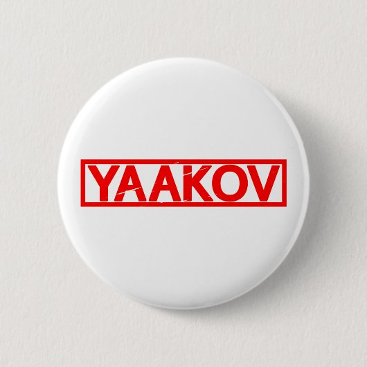 Yaakov Stamp Ronde Button 5,7 Cm (Voorkant)