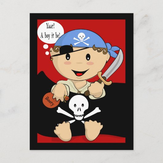 Yaar ! C'EST UN GARÇON ! Carte postale (Devant)