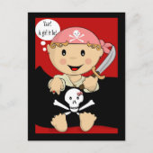 Yaarr ! Une Fille, c'EST ÇA ! Carte postale (Devant)