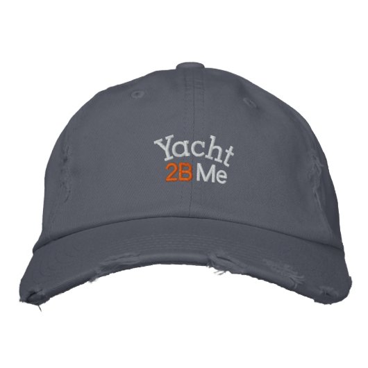 Yacht 2B ME™_Casual Geborduurde Pet (Voorkant)