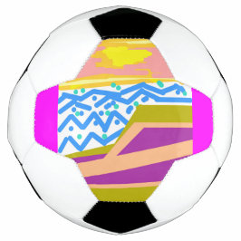Yacht op roze voetbal