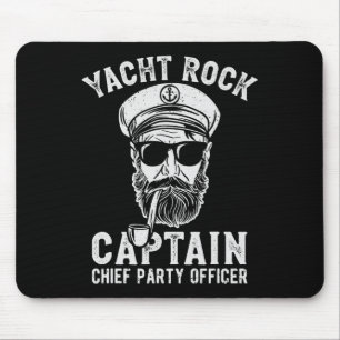 Yacht Rock Captain Pontoon Boat Party Zeilboot Muismat