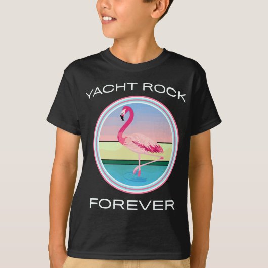 Yacht Rock Forever 80s Retro Style T-shirt (Voorkant)