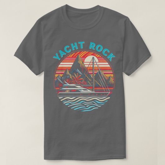 Yacht Rock Retro Design T-shirt (Design voorkant)