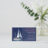 Yachting Visitekaartje (Staand voorkant)