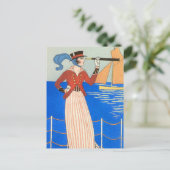 Yachting Wear by George Barbier Briefkaart (Staand voorkant)