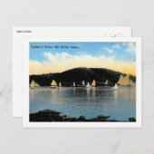 Yachts, Bar Harbor, Maine, Briefkaart (Voorkant / Achterkant)