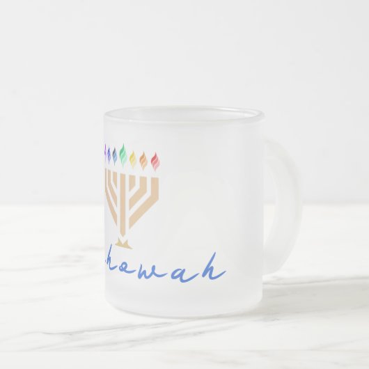 Yada Yahowah Merch; Mug de café congelé (Devant droit)