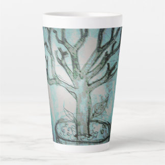 yaei - dode bonsai - boomtekenkunst latte mok