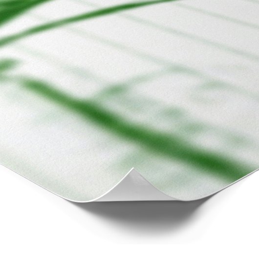 yaei groene walvis poster (Hoek)