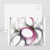 yaei_linkked hersenproject geïnterconnecteerd neur briefkaart (Voorkant / Achterkant)