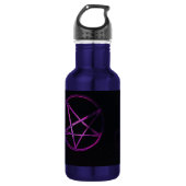 yaei paarse pentagram waterfles (Voorkant)