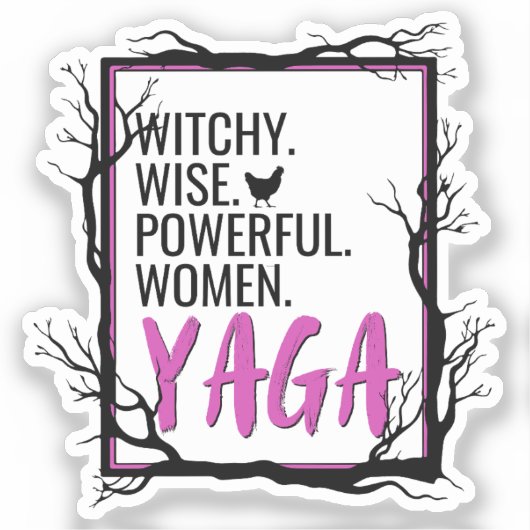 Yaga Sticker (Voorkant)