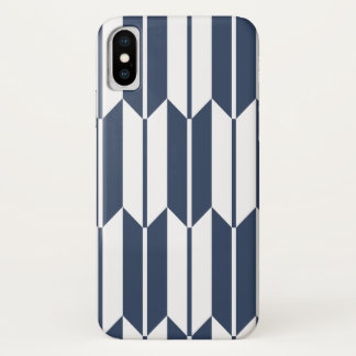 Yagasuri [indigo] - Japanese Traditional Pattern iPhone X Hoesje