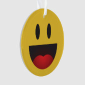 yah emoji ornament (voorkant)