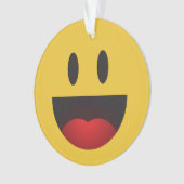 yah emoji ornament (voorkant)