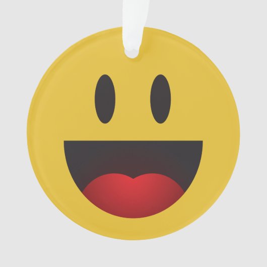 yah emoji ornament (voorkant)