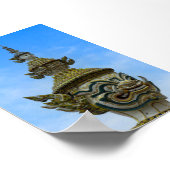 Yahsha statue in Bangkok Poster (Hoek)