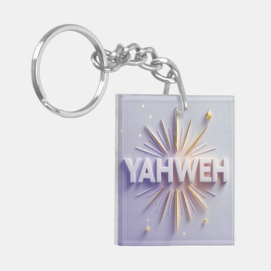 Yahweh Emblem Sleutelhanger – Ai design (Voorkant Links)