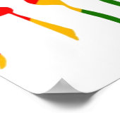 Yahweh in het Hebreeuws Poster (Hoek)