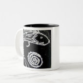 yaie betta tweekleurige koffiemok (Voorkant links)