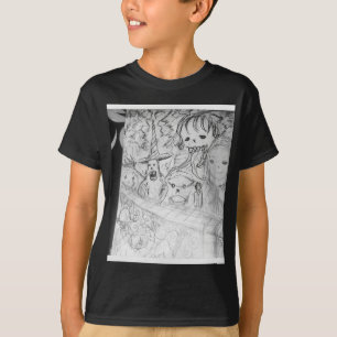 Yaie Monster Manga Anime T-shirt