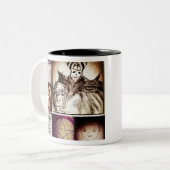yaie mysterie 2 tweekleurige koffiemok (Voorkant links)
