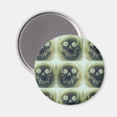 yaie Skull 666 sleutelhanger Magneet (Voorkant / Achterkant)