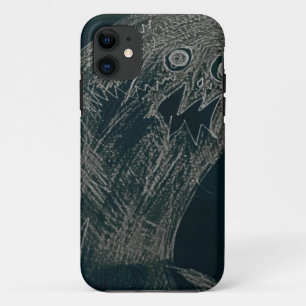yaie worm tekening en je ziel worden donker iPhone 11 hoesje