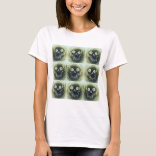yaie yaei Skull 666 T-shirt