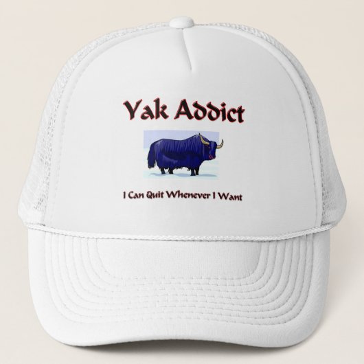 Yak Addict Trucker Pet (Voorkant)