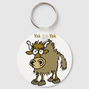 YAK YAK YAK praat is leven! Sleutelhanger