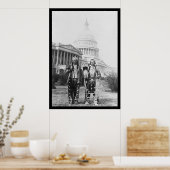 Yakama Indian Chiefs, voor het Capitol 1927 Poster (Keuken)