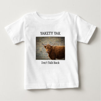 Yakety Yak (praat niet terug) baby shirt